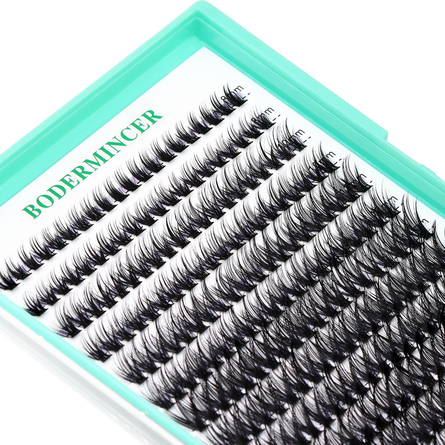 Bodermincer Lash Extension 240pcs C Curl 10D/20D Cluster Mixed, 8/9/10/11/12mm,10/11/12/13/14mm,12/13/14/15/16mm Mixed 8-10-12-14-16mm MIX Individual Cluster Lashes (50D-D Curl-14mm)