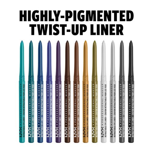 NYX Professional Makeup Mechanical Eyeliner Pencil - Vibrant Purple Color for Precise Application
