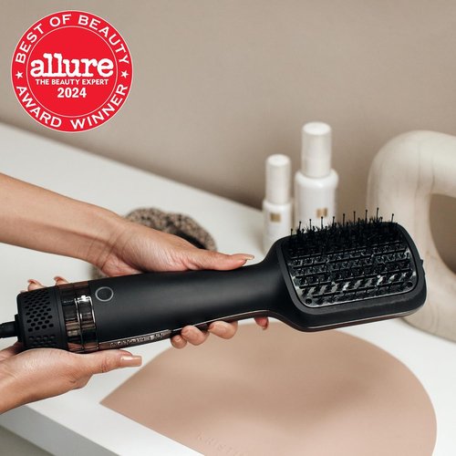 Kristin Ess Hair Volumizing Blow Dryer Brush - Ceramic Ionic Straightening Tool | 3 Speeds + 4 Heat Settings