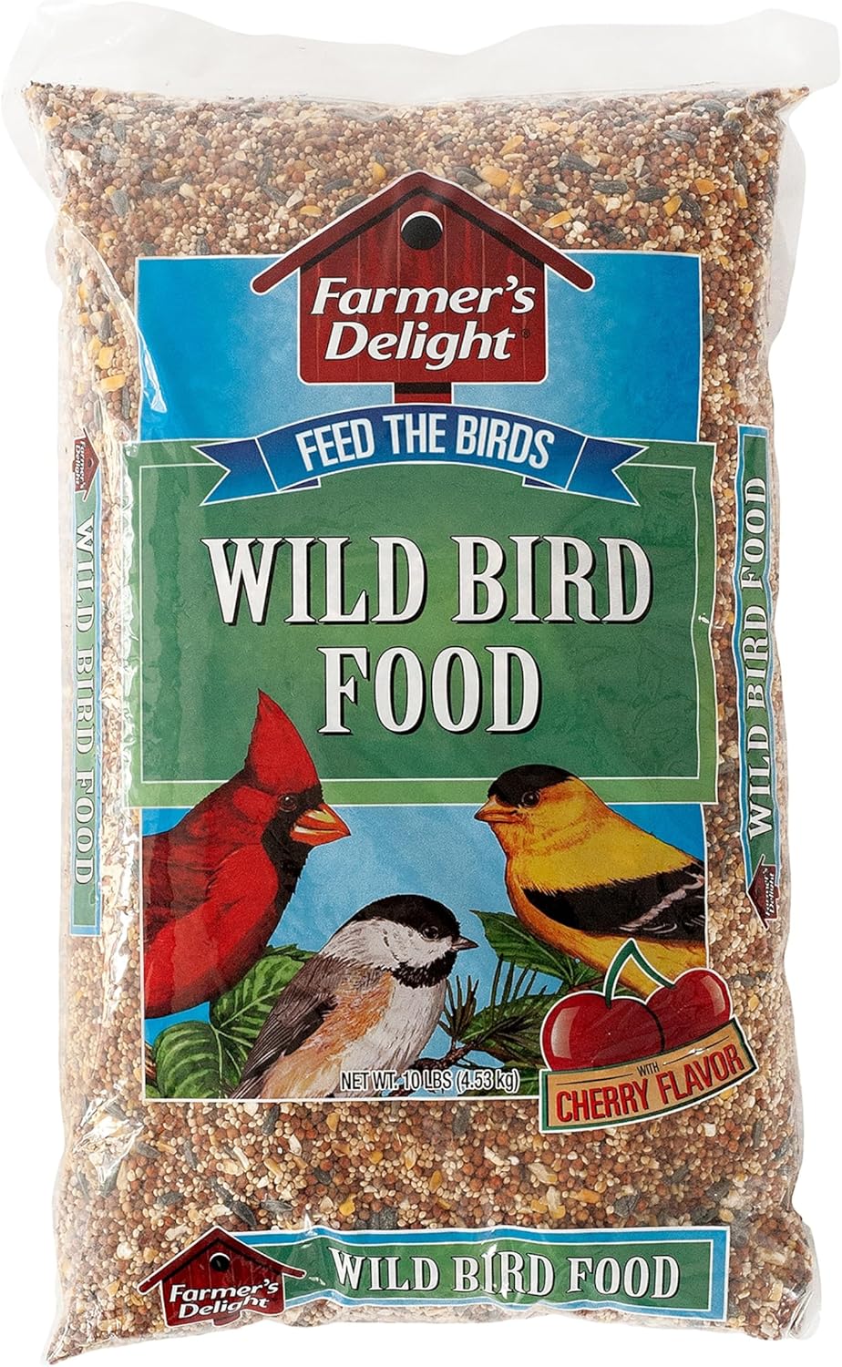 Wagner's 53002 Wild Bird Food - Cherry Flavor, 10-Pound Bag for Happy Feathered Friends