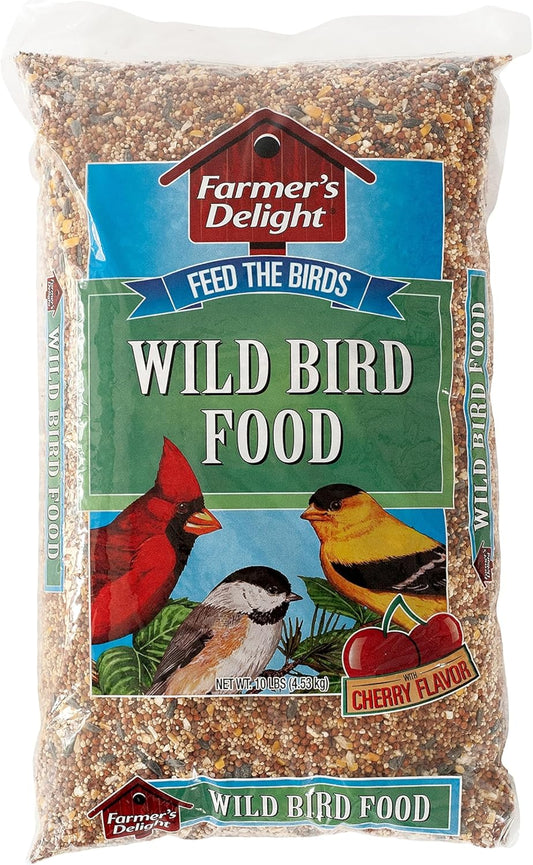Wagner's 53002 Wild Bird Food - Cherry Flavor, 10-Pound Bag for Happy Feathered Friends