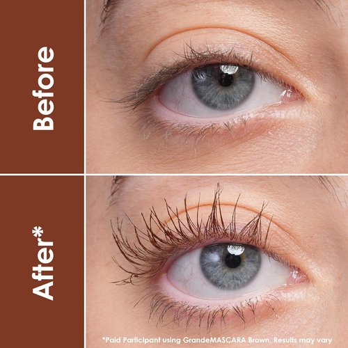 Grande Cosmetics GrandeMASCARA - Conditioning Peptide Mascara for Extreme Volume & Length - Clump-Free Black