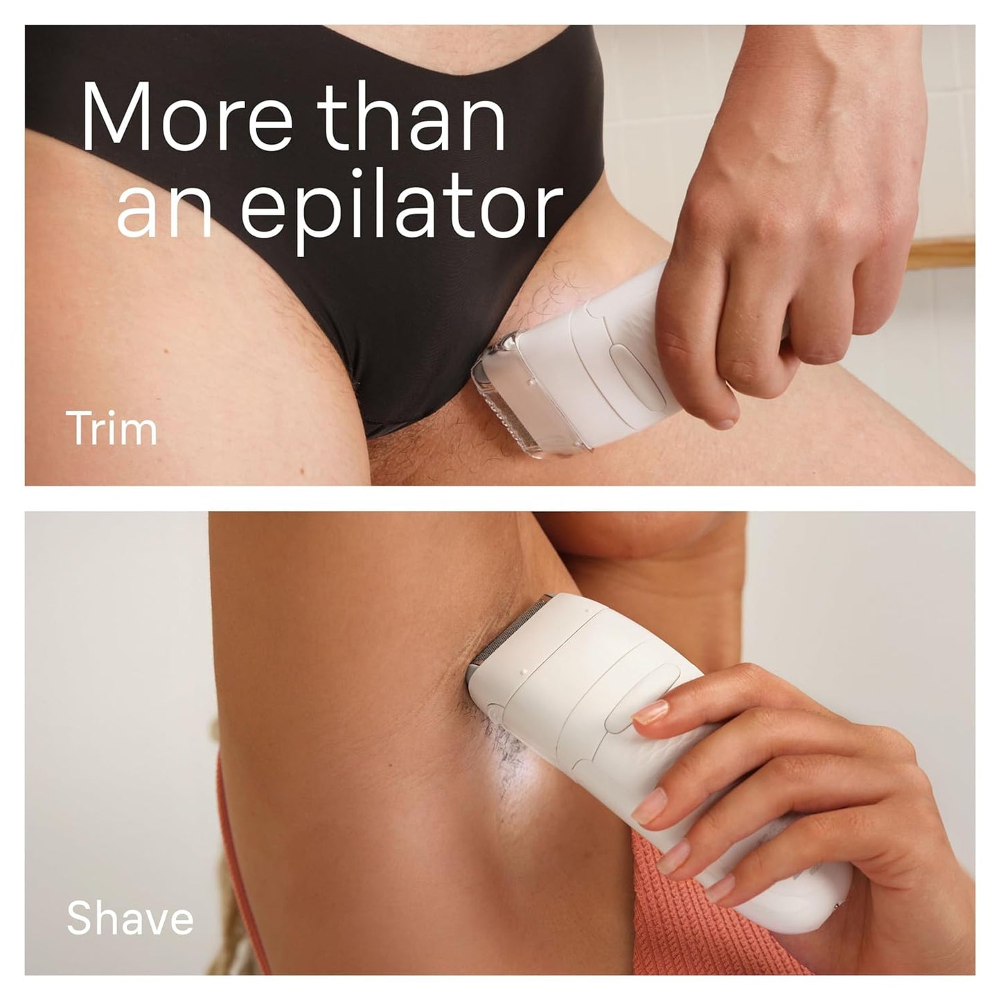 Braun Silk-épil 7 Epilator - Women's Hair Removal Device with Shaver Head & Trimmer Comb | Silver