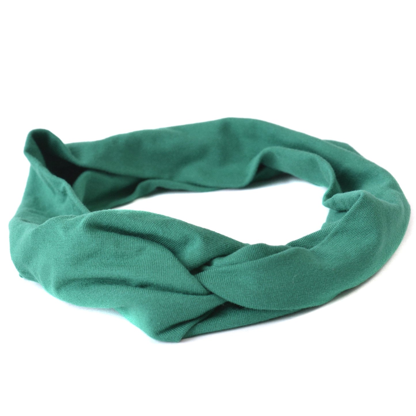 CHARM Womens Headband Wrap Bandana - Stretch Elastic Yoga Workout Running Head band Green