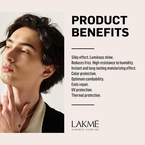 LAKMÉ K.Beauty Hair Styling Balm - Frizz Control & Heat Protectant Spray, 5.1 Fl Oz