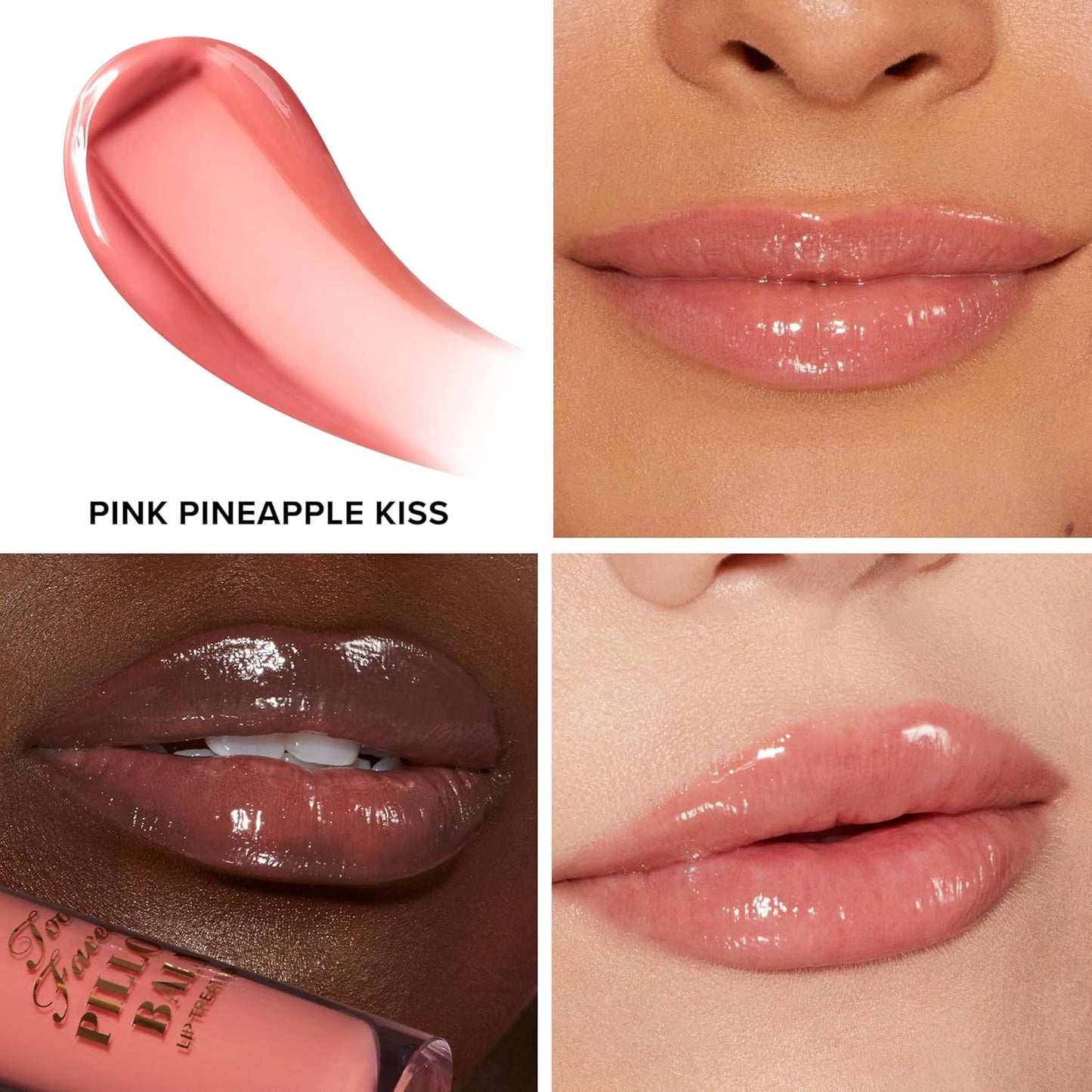 Too Faced Pillow Balm | Ultra-Hydrating Lip Treatment with Hyaluronic Acid - Replenishes Lips