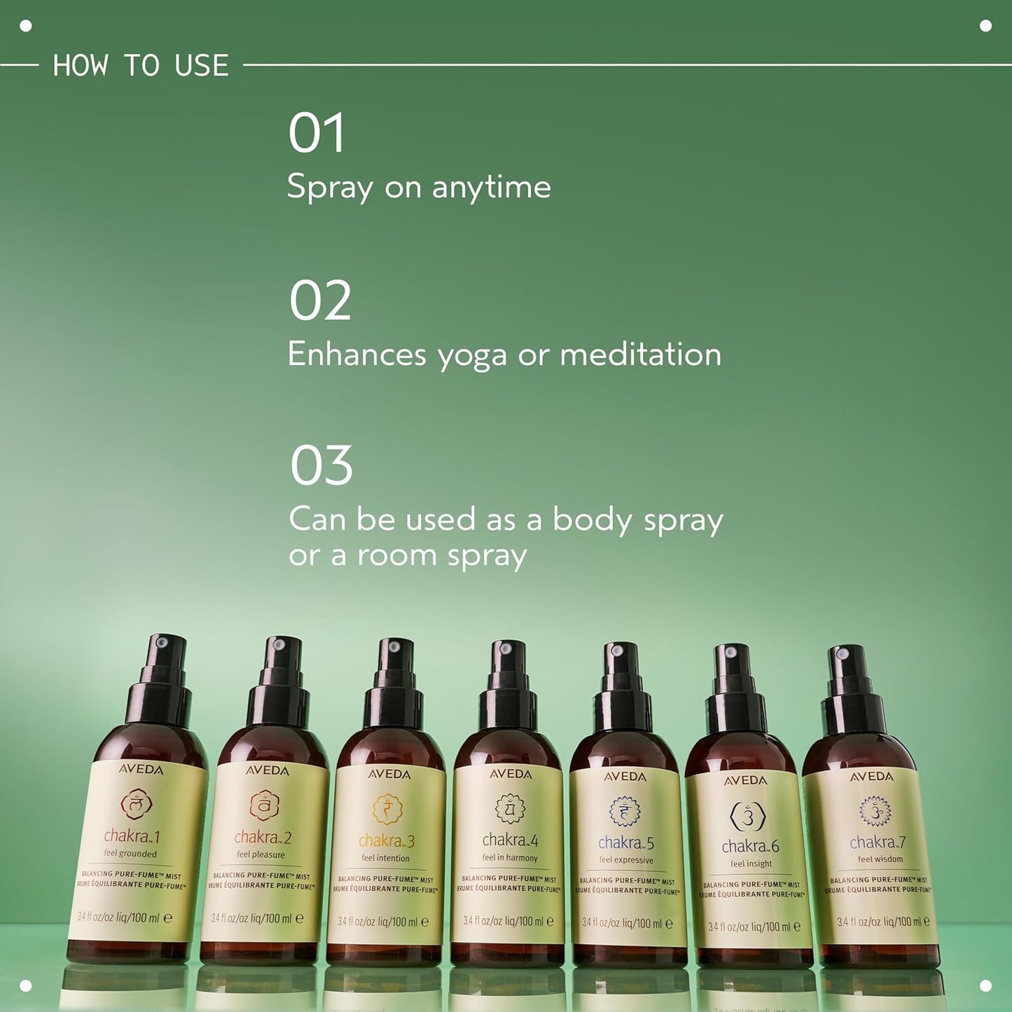 Aveda Chakra 7 Balancing Pure-Fume Mist - Body & Room Spray for Crown Chakra | 3.4 Fl Oz