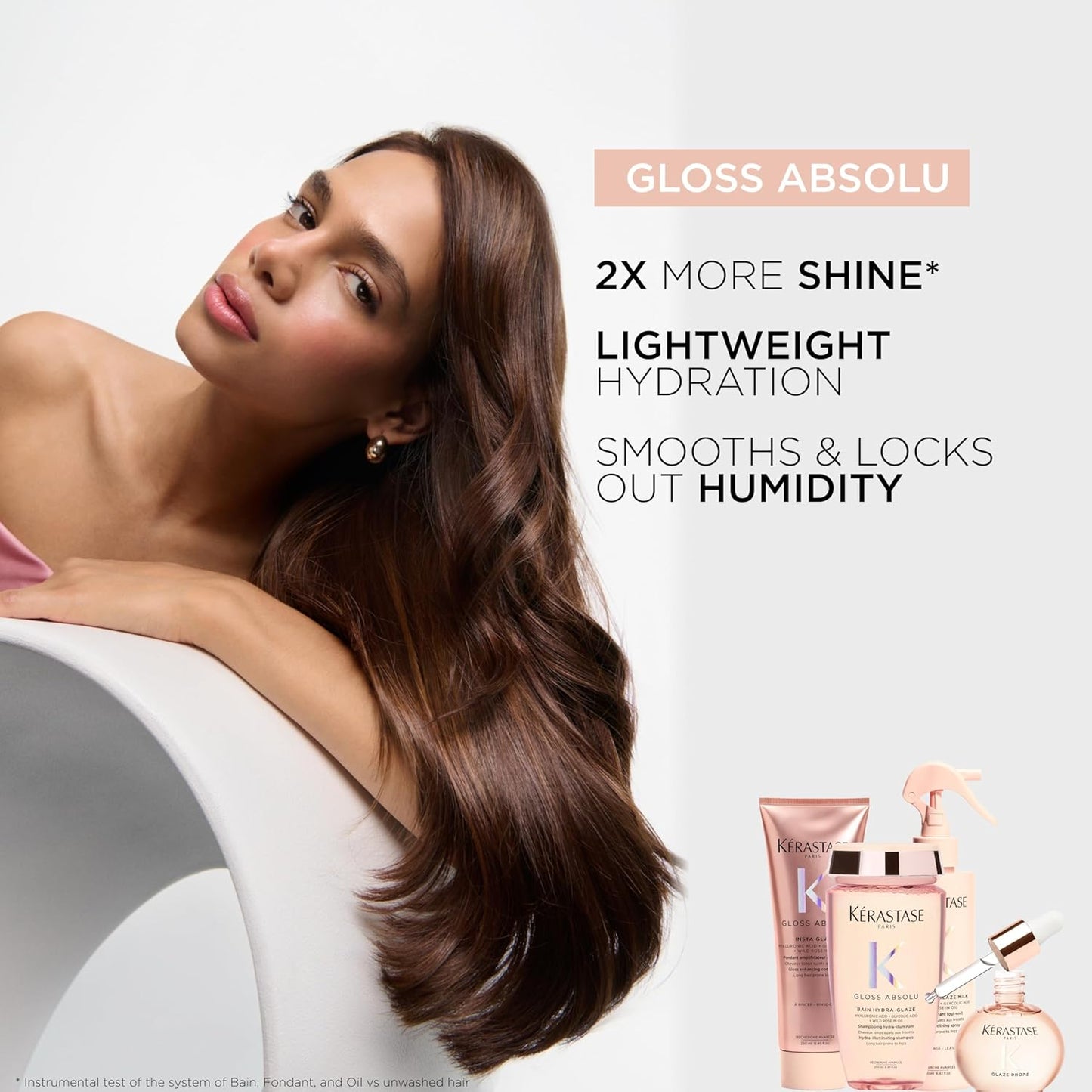 Kerastase Gloss Absolu Glaze Drops | Anti-Frizz Hair Oil for Glossy, Hydrated Hair - All Hair Types
