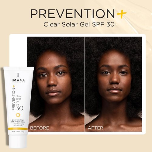 IMAGE Skincare Clear Solar Gel SPF 30 Sunscreen - Broad Spectrum, Weightless Finish, 1.5 oz