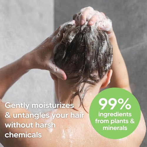 Nature Clean Unscented Hair Conditioner - Hypoallergenic & Sulfate-Free | Gentle for Sensitive Scalp, 10 oz