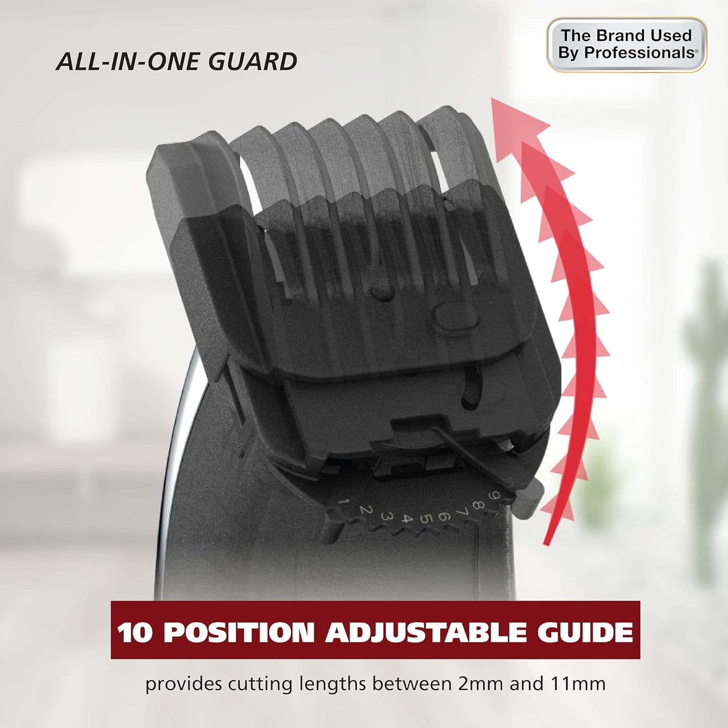 Wahl Groomsman Pro Beard Trimmer - All-in-One Rechargeable Cordless with 3 Attachments for Men | Model 5617