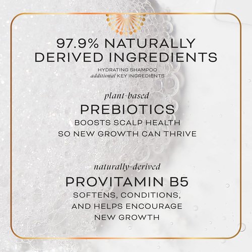 Chéribé Hydrating Shampoo - 100% Natural Chebe Complex & Prebiotics for Dry, Damaged Hair | Sulfate-Free, 8 fl oz