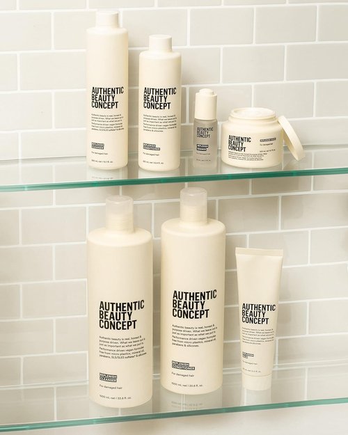 Authentic Beauty Concept Replenish Conditioner - Vegan & Cruelty-Free Formula for Damaged Hair | Seals Cuticle