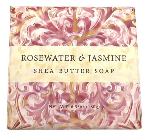 Greenwich Bay Rosewater Jasmine Beauty Gift Set - Body Butter, Spa Soap & Dusting Powder (3 Pieces)