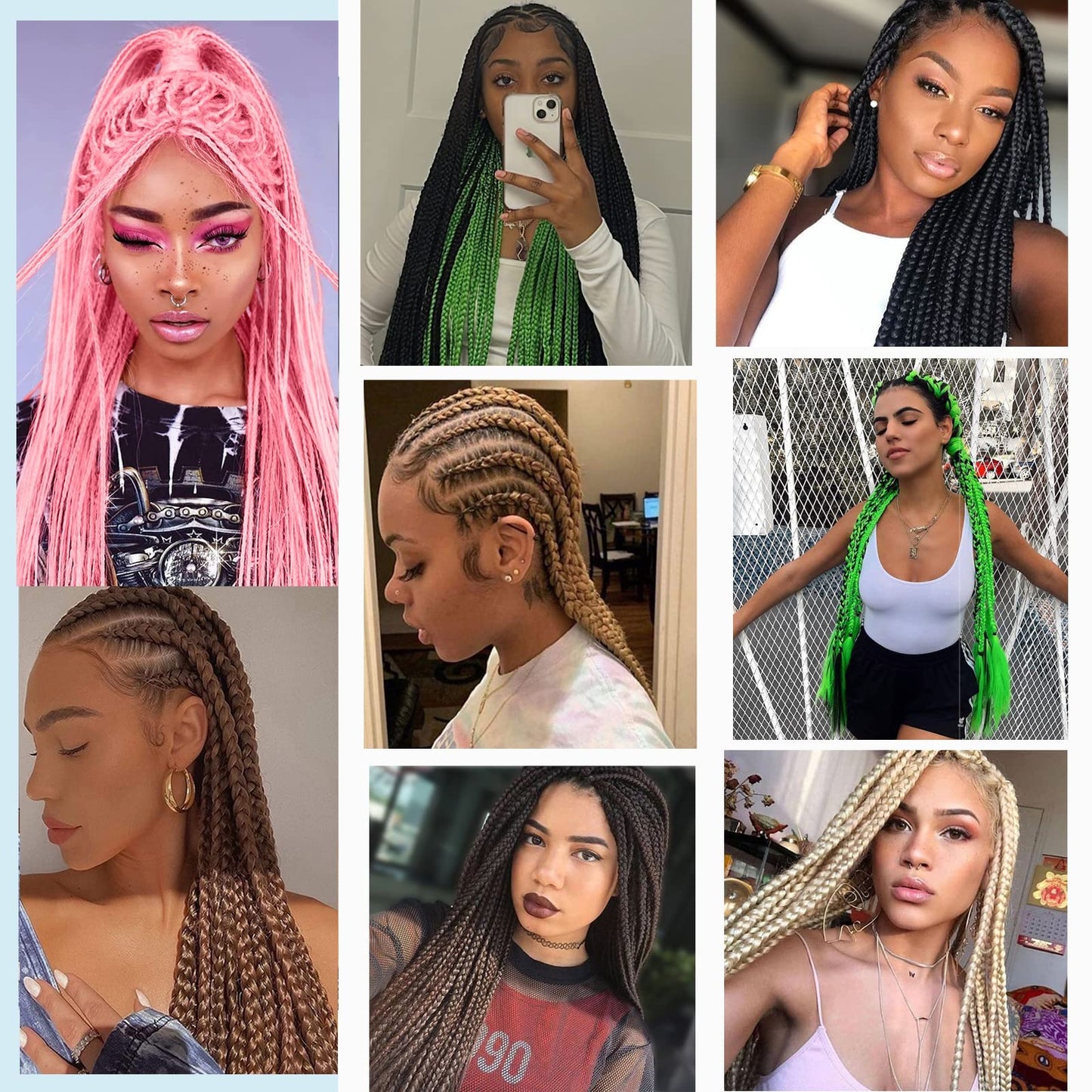 Burgundy Braiding Hair Pre Stretched 26 inch 3 packs Knotless EZ Braiding Hair Extensions Wine Red Synthetic Crochet Braid Hair Hot Water Setting Soft Yaki Texture (900#)