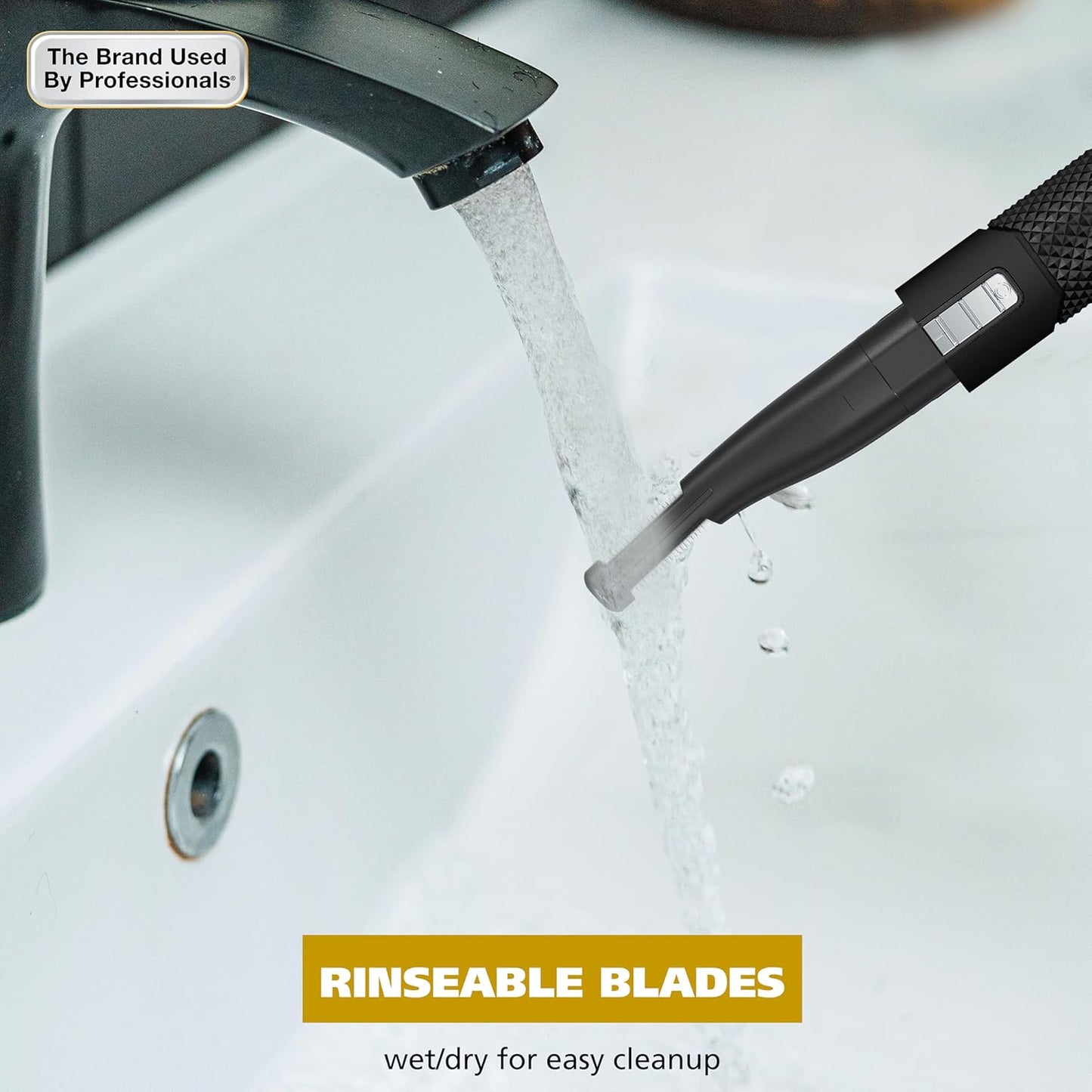 Wahl Manscaper® Dual-Sided Eyebrow & Nose Hair Trimmer for Men - Lithium Battery Powered | Model 3023805