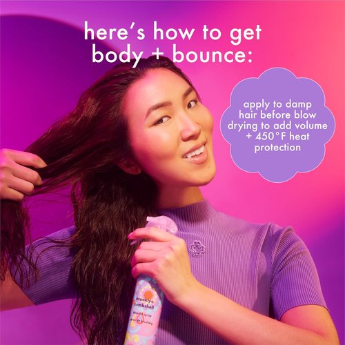 Amika Brooklyn Bombshell Blowout Spray - Volumizing Hair Mist for Effortless Style 8 oz