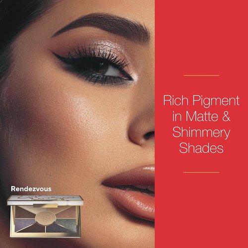 Mirabella Eye Love You Eyeshadow Palette - Ultra Pigmented Neutral Shimmer & Matte Shades - Rendezvous
