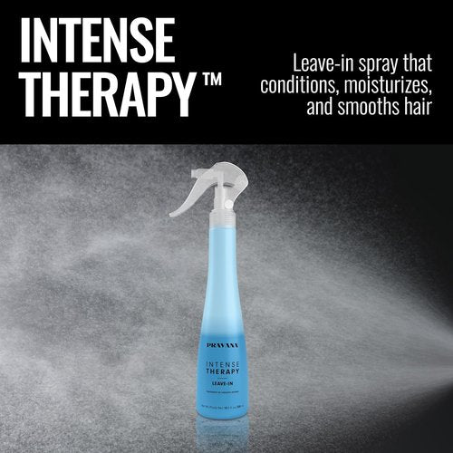 Pravana Intense Therapy Leave-In Conditioner Spray - Hydrates & Detangles All Hair Types | 10 Fl Oz