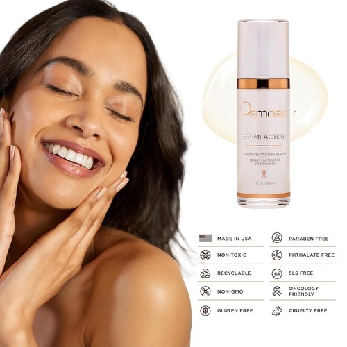 Osmosis StemFactor Exosome Facial Treatment - Age-Defying Skin Renewal Serum, 1 Fl Oz
