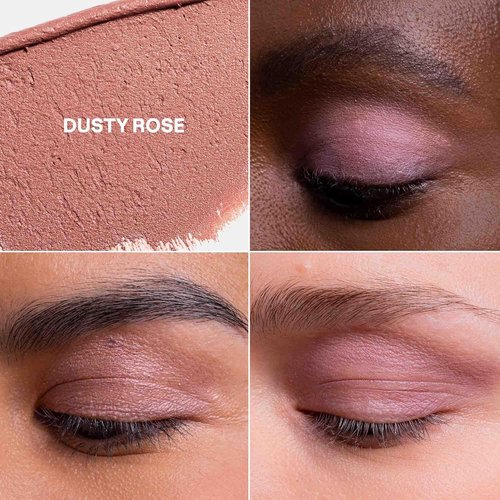 ATTITUDE Oceanly Eyeshadow - EWG Verified Matte Cream Formula | Dusty Rose, 0.16 Fl Oz, Vegan & Plastic-Free