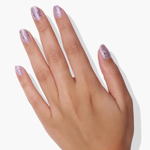 LONDONTOWN Lakur Nail Polish - Chip-Resistant & Non-Toxic Formula | Shimmery Holographic Purple, Grape Fizz, .40 fl oz