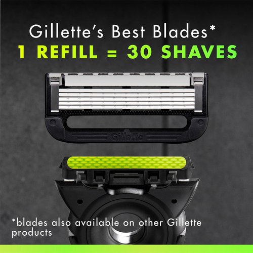 GilletteLabs Razor Blade Refills for Men - 12 Count for a Smooth, Comfortable Shave