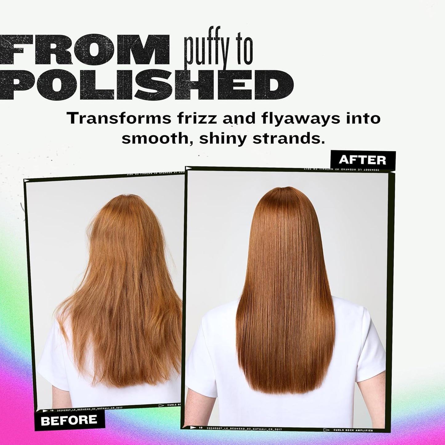 TIGI Bed Head Straighten Out Anti-Frizz Serum - Smooth, Sulfate-Free Formula for All Hair Types