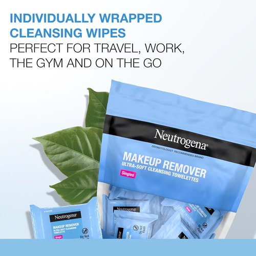 Neutrogena Makeup Remover Wipes - Alcohol-Free Daily Cleansing Towelettes | 20 Count