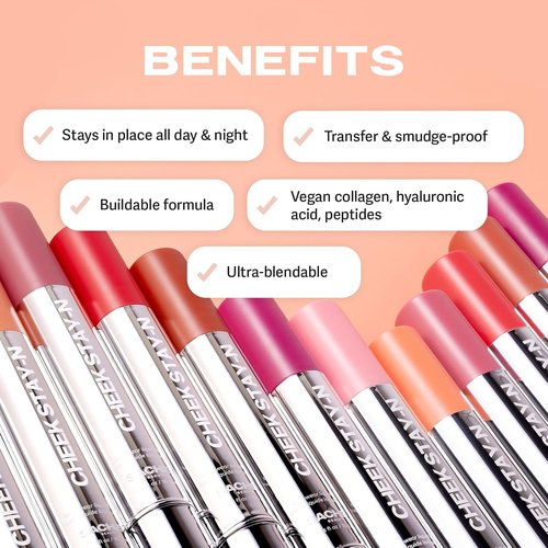 Sacheu Cheek STAY-N Liquid Blush - High Pigment, Buildable Cream for Dewy Radiance | Long-Lasting & Cruelty-Free