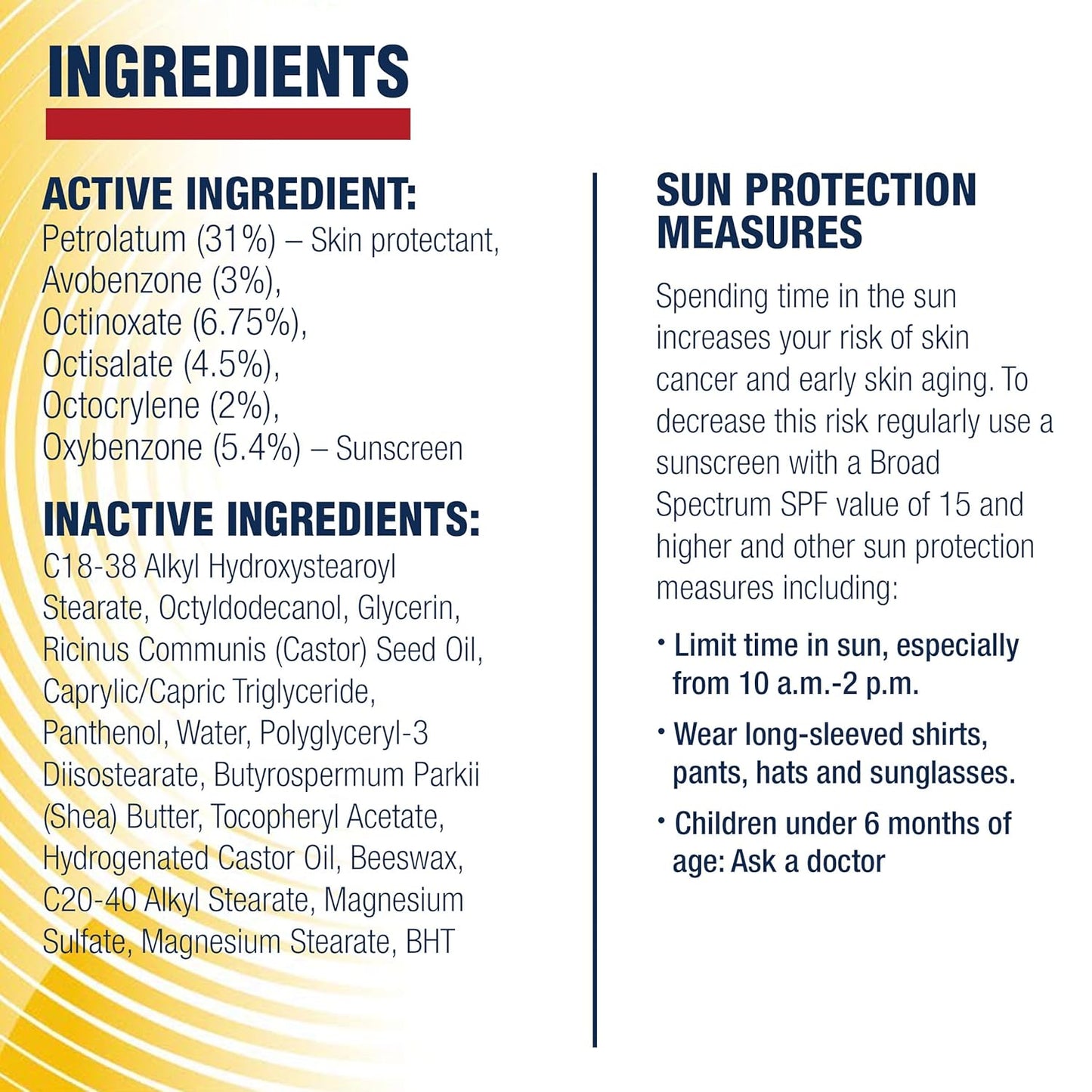 Aquaphor Lip Protectant & Sunscreen Ointment - Broad Spectrum SPF 30 - Soothes Chapped Lips - 0.35 fl. oz. Tube