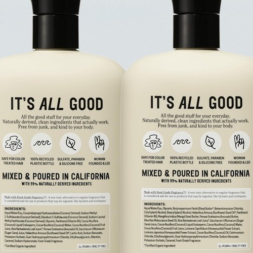 California Naturals Coconut Shampoo & Conditioner Set - Vegan, Cruelty-Free, 20 Fl Oz (Pack of 2)