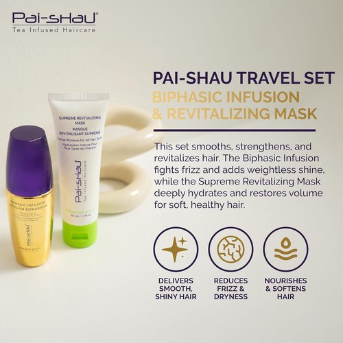 Pai-Shau Biphasic Infusion | Supreme Revitalizing Mask - Oil-Free Hair Rejuvenating Serum for All Hair Types