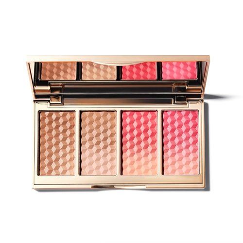 ICONIC LONDON Get Cheeky Face Powder Palette - Four Soft Matte & Shimmer Shades for a Glowy Look