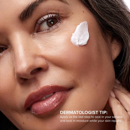 DRMTLGY Peptide Night Cream Face Moisturizer. Fragrance Free and Oil Free Hydrating Facial Moisturizer for All Skin Types