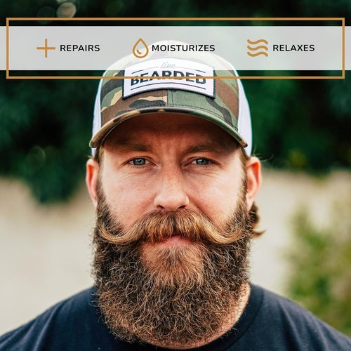 Live Bearded Beard Oil & Butter Grooming Kit - All-Natural Ingredients for Growth Support | Executive Scent - Cedar & Vanilla