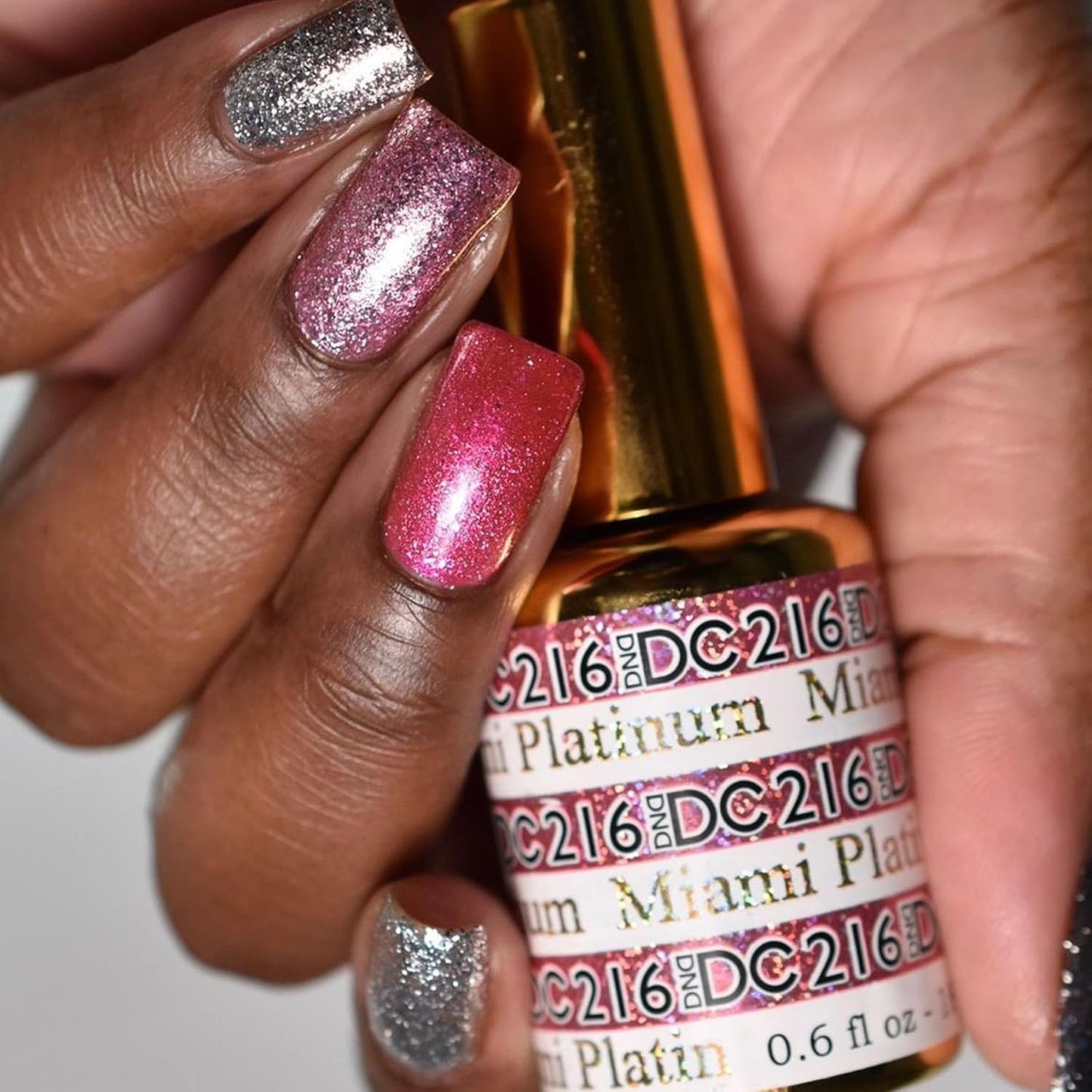 DND Gel Polish Set - UV/LED Base & No Cleanse Top Coat Duo | Professional 0.5 Fl Oz Each