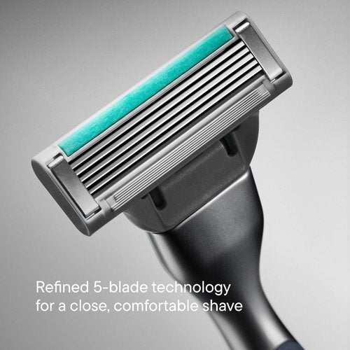 Harry's Razor for Men - Premium Handle with Advanced Pivoting System - Shaving Kit in Clay