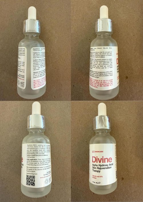 Alpha Hydroxy Acid | Glycolic Acid Peel 40% - Professional Exfoliating Treatment for Acne Scars & Wrinkles