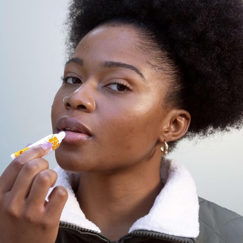 Burt's Bees Hydrating Lip Balm - Honey Vanilla for Dry Cracked Lips | 100% Natural, 0.35oz