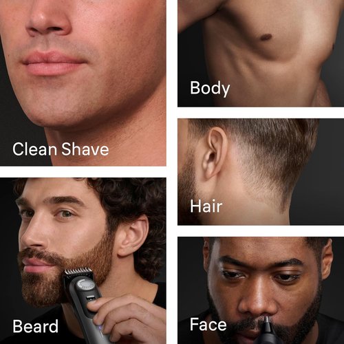 Braun Series 9 PRO All-in-One Beard & Body Grooming Kit - Cordless Trimmer & Shaver with Gillette Labs Razor | AIO 9570