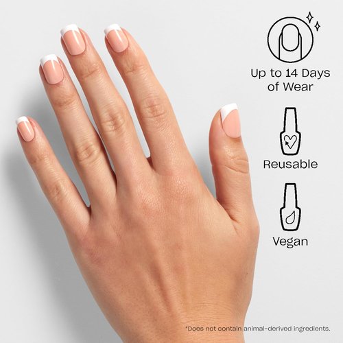 OPI Press On Nails - Short Round, Squoval & Almond Styles | 30 Count with Glue | Long Lasting & Reusable