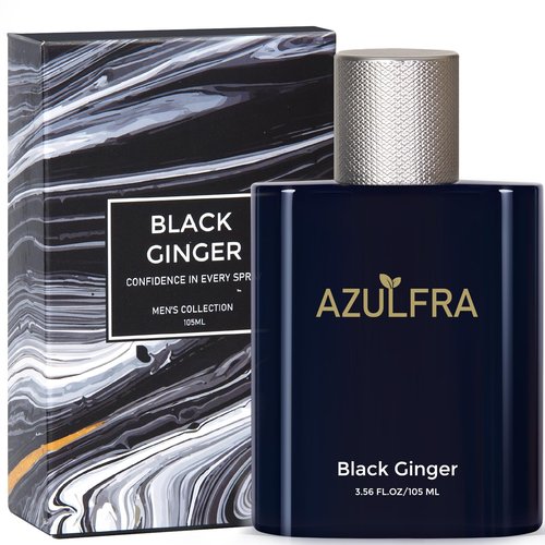 Azulfra Body Spray for Men, Mens Body Refreshing Spray, Notes of Lemon Ginger and Sandalwood, 3.56 Fl.Oz