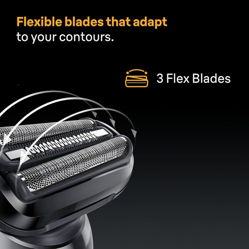 Braun Series 5 Electric Shaver Replacement Head - Effortless Attachment for Optimal Shaving | Compatible with 54B, Black