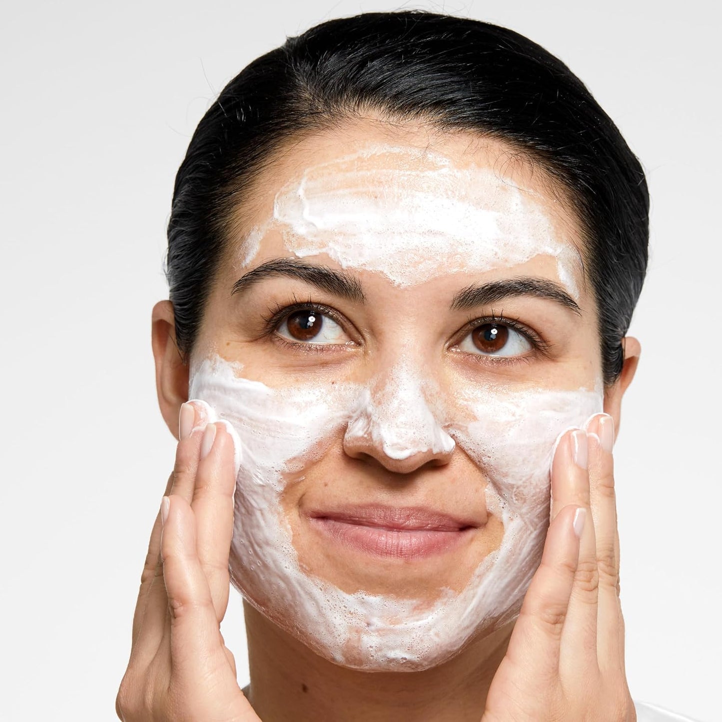 Clinique All About Clean Rinse-Off Foaming Face Wash - Hydrating Cleanser With Hyaluronic Acid & Glycerin For Oily Skin