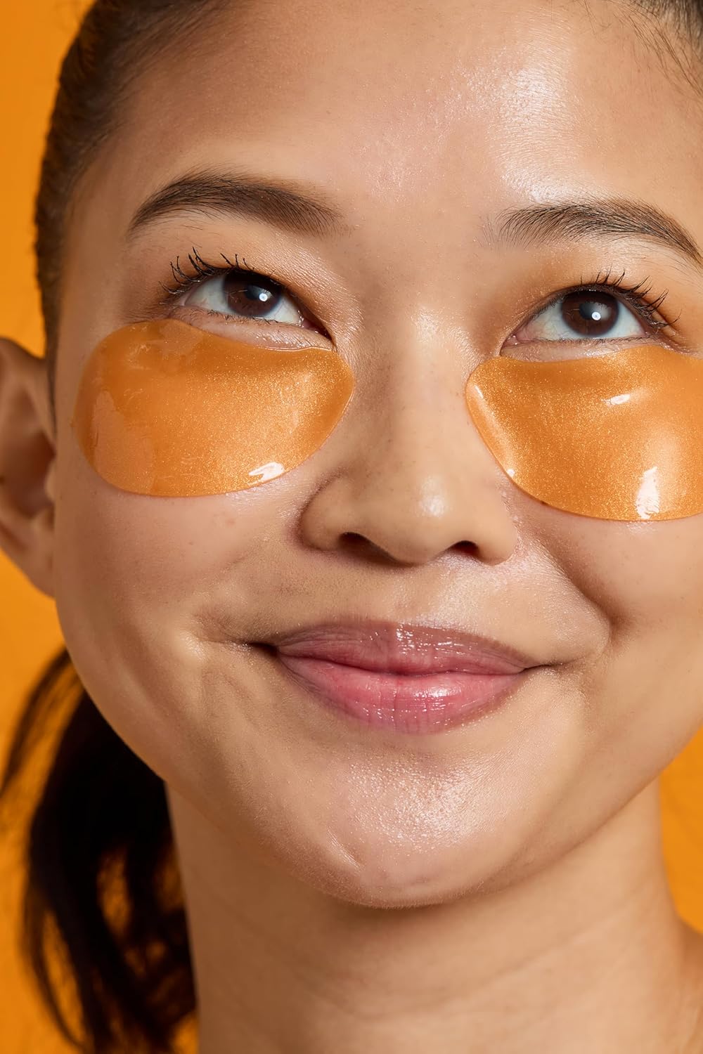 TONYMOLY Plump-Kin Retinol Hydrogel Under Eye Patches - Hydrating Eye Treatment with Pumpkin Extract for Dark Circles & Puffiness, 30 Pairs
