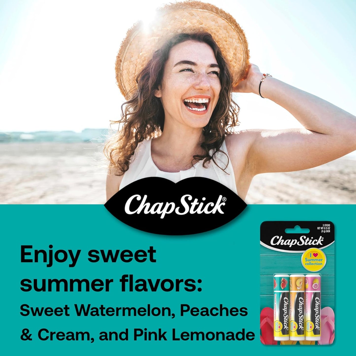 ChapStick Fan Favorites Lip Balm Multi-Pack - 6 Flavored Tubes | 0.15 Oz Each (Box of 6)