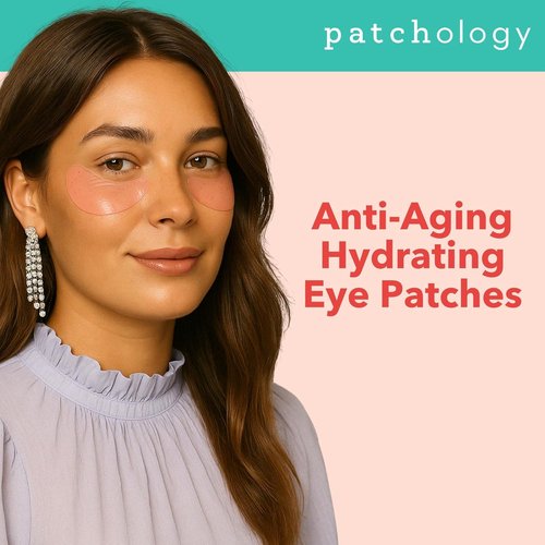 Patchology Serve Chilled Rosé Eye Patches - Hydrating & Antioxidant-Infused Masks for Dark Circles & Puffiness - 30 Pairs