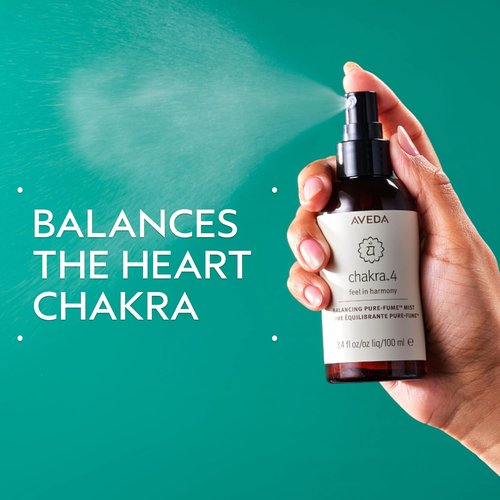 Aveda Chakra 4 Balancing Pure-Fume Mist - Heart & Room Spray | Sandalwood & Organic Mandarin, 3.4 Fl Oz