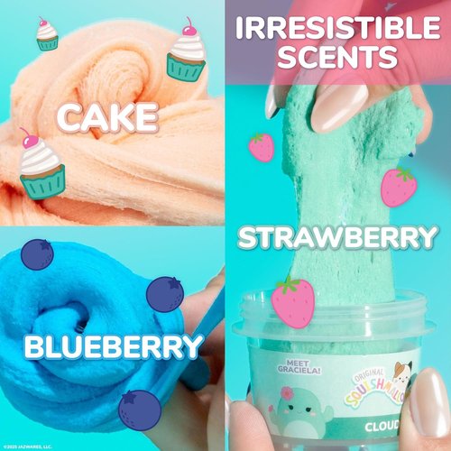 Original Squishmallows™ Mini Slime Squad, 3 Slime Bag Charms